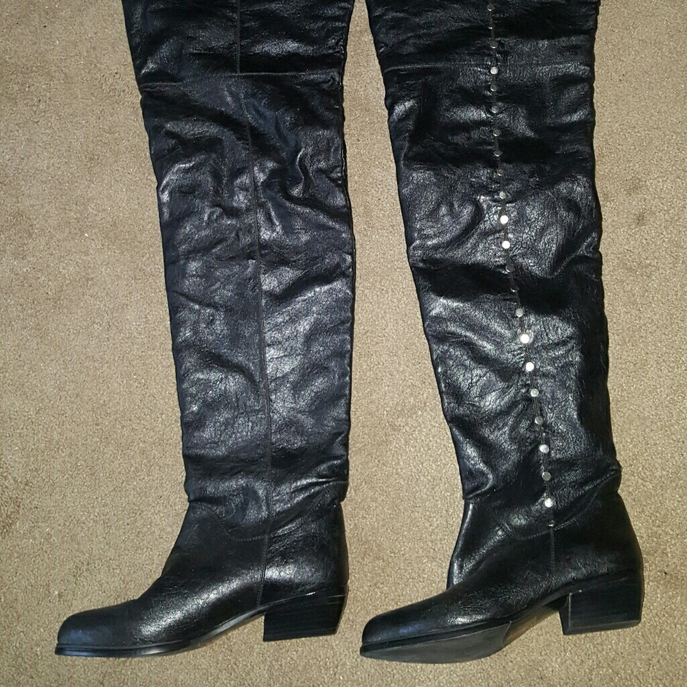Jeffery Campbell chap boots, "Obscene", size 6